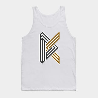 alphabet K artwork Tank Top